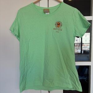 Disney Winnie the Pooh White River Canada Graphic Tee - Mint Green - Size Large